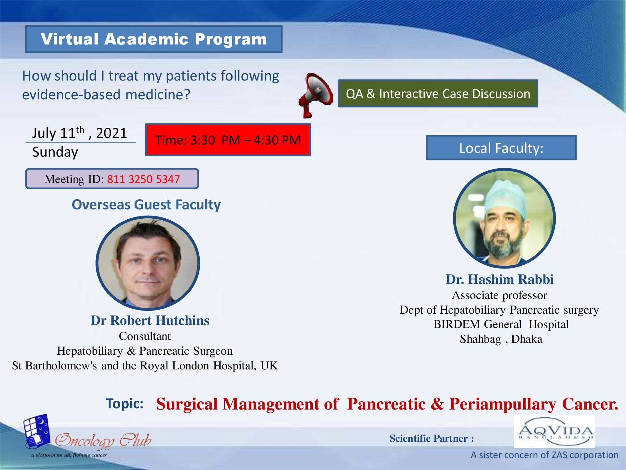 Role of Surgery in Pancreatic cancer & Periampullary Carcinomas